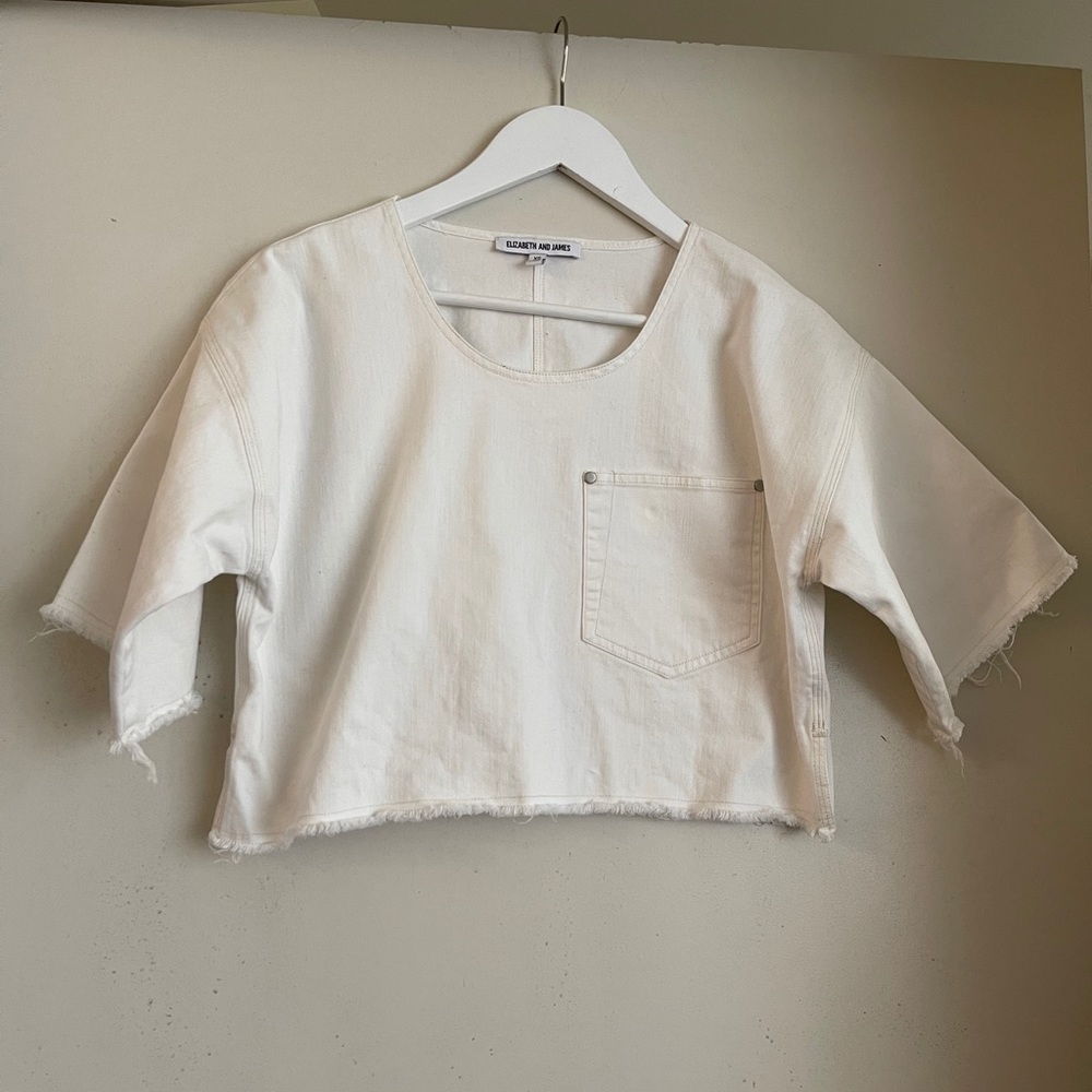 Elizabeth & James Tinsley Oversized Denim Shirt - Picture 3 of 4